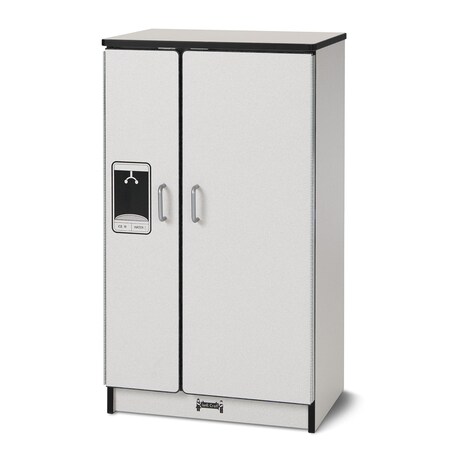 Jonti-Craft Rainbow Accents Culinary Creations Kitchen Refrigerator, Black 2410JCWW180